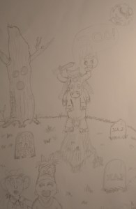 little headless horseman drawing