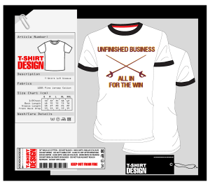 white tee back version three