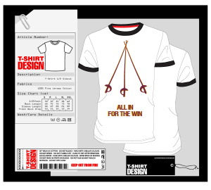 white tee back version two