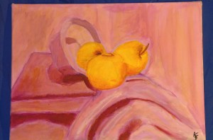 complementary color still life painting