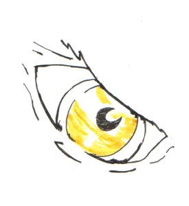 eye ink drawing