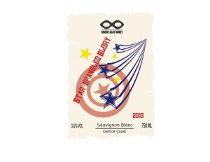 color wine labels three